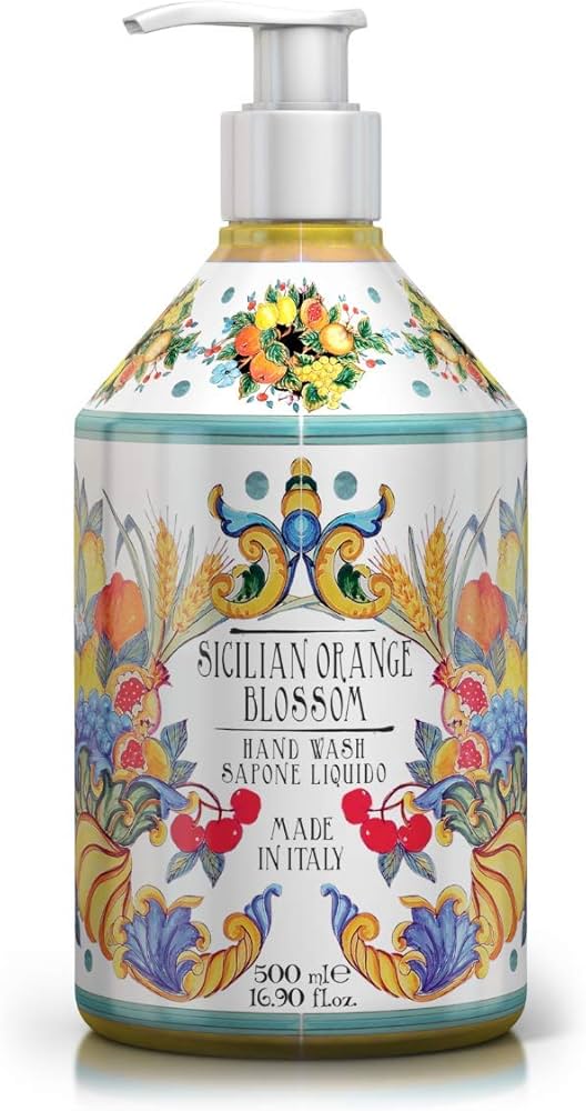 Le Maioliche Sapone Liquido Arancia e Zenzero per Mani e Corpo 500 ml